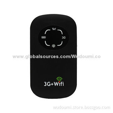 3G Router Pocket Wi-Fi, SIM Card Inserted Directly, Pocket Size